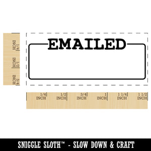 Emailed Blank Box for Date Signature Self-Inking Portable Pocket Stamp 1-1/2" Ink Stamper for Business Office