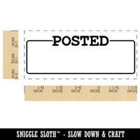 Posted Blank Box for Date Signature Bank Check Self-Inking Portable Pocket Stamp 1-1/2" Ink Stamper for Business Office