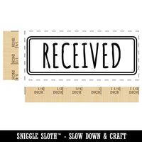 Received Office Filing Self-Inking Portable Pocket Stamp 1-1/2" Ink Stamper for Business Office
