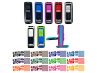 A-Maze-ing Amazing Effort Teacher Student School Self-Inking Portable Pocket Stamp 1-1/2" Ink Stamper