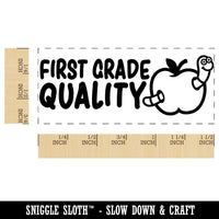 First Grade Quality Teacher Student School Self-Inking Portable Pocket Stamp 1-1/2" Ink Stamper