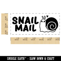 Snail Mail Teacher Student School Self-Inking Portable Pocket Stamp 1-1/2" Ink Stamper