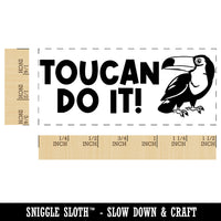 Toucan You Can Do It Teacher Student School Self-Inking Portable Pocket Stamp 1-1/2" Ink Stamper