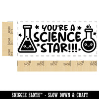 You're a Science Star Teacher Student School Self-Inking Portable Pocket Stamp 1-1/2" Ink Stamper