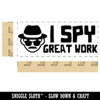 I Spy Great Work Detective Teacher Student School Self-Inking Portable Pocket Stamp 1-1/2" Ink Stamper