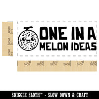 One in a Melon Million Ideas Teacher Student School Self-Inking Portable Pocket Stamp 1-1/2" Ink Stamper