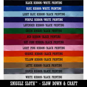 Crow Solid Satin Ribbon for Bows Gift Wrapping - 1" - 3 Yards