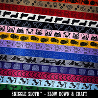 Ball of Yarn Skein Border Knitting Crocheting Handmade Satin Ribbon for Bows Gift Wrapping - 1" - 3 Yards