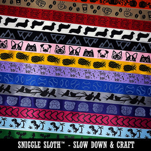 Congratulations Drop Shadow Satin Ribbon for Bows Gift Wrapping - 1" - 3 Yards
