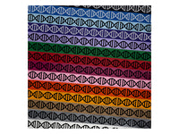 DNA Molecule Double Helix Science Symbol Satin Ribbon for Bows Gift Wrapping DIY Craft Projects - 1" - 3 Yards