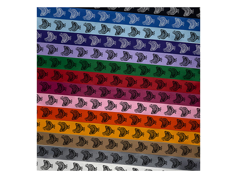 Barred Plymouth Rock Chicken Satin Ribbon for Bows Gift Wrapping - 1" - 3 Yards