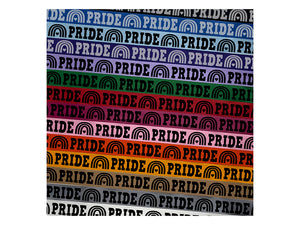 Pride Fun Rainbow LGBTQ Satin Ribbon for Bows Gift Wrapping DIY Craft Projects - 1" - 3 Yards