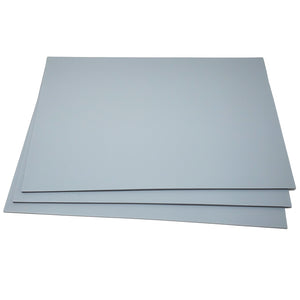 Trodat Aero+ Odorless Gray Rubber Sheet for Laser Engraving Stamps - A4 210mm x 297mm x 2.3mm (8.27" x 11.7" x .09")