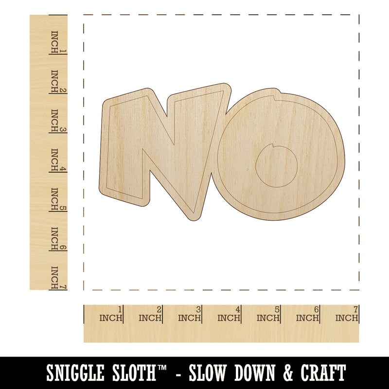 No Text Unfinished Wood Shape Piece Cutout for DIY Craft Projects