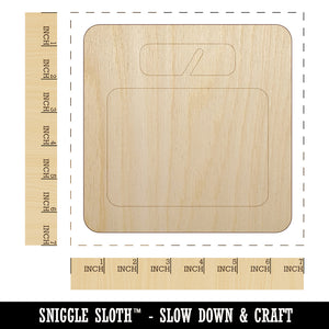 Scale Weight Loss Unfinished Wood Shape Piece Cutout for DIY Craft Projects