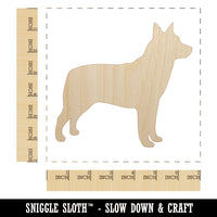 Australian Cattle Dog Solid Unfinished Wood Shape Piece Cutout for DIY Craft Projects