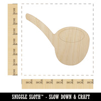 Old Timey Pipe Unfinished Wood Shape Piece Cutout for DIY Craft Projects