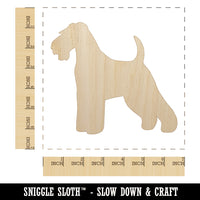 Welsh Terrier Dog Solid Unfinished Wood Shape Piece Cutout for DIY Craft Projects