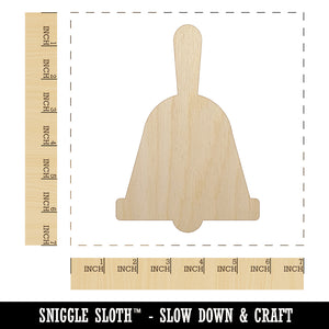 Bell Solid Unfinished Wood Shape Piece Cutout for DIY Craft Projects