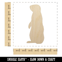 Gopher Solid Unfinished Wood Shape Piece Cutout for DIY Craft Projects