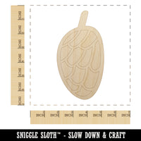 Pinecone Doodle Unfinished Wood Shape Piece Cutout for DIY Craft Projects