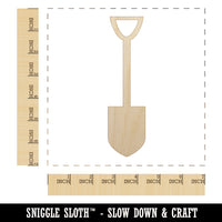 Shovel Silhouette Tools Unfinished Wood Shape Piece Cutout for DIY Craft Projects