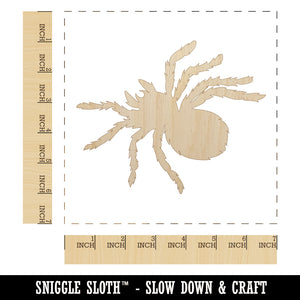 Tarantula Spider Solid Unfinished Wood Shape Piece Cutout for DIY Craft Projects