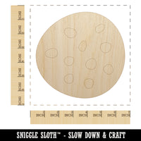 Chocolate Chip Cookie Unfinished Wood Shape Piece Cutout for DIY Craft Projects
