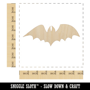Bat Halloween Unfinished Wood Shape Piece Cutout for DIY Craft Projects