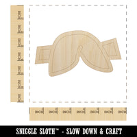 Fortune Cookie Doodle Unfinished Wood Shape Piece Cutout for DIY Craft Projects
