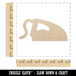 Ironing Icon Unfinished Wood Shape Piece Cutout for DIY Craft Projects