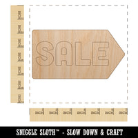 Sale Arrow Sign Unfinished Wood Shape Piece Cutout for DIY Craft Projects