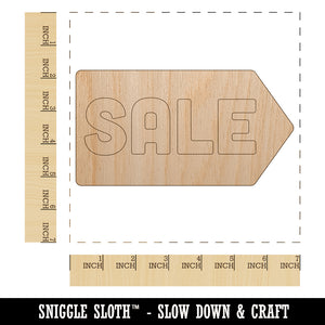 Sale Arrow Sign Unfinished Wood Shape Piece Cutout for DIY Craft Projects