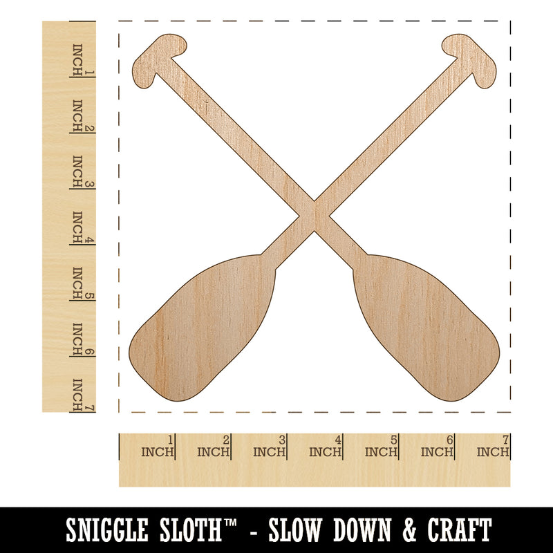 Paddles Oar Canoes Kayaks Rafting Unfinished Wood Shape Piece Cutout for DIY Craft Projects