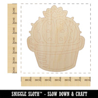 Succulent Success Cactus Unfinished Wood Shape Piece Cutout for DIY Craft Projects