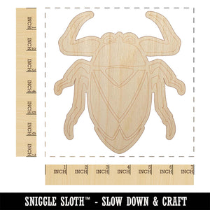 Giant Water Bug Aquatic Insect Unfinished Wood Shape Piece Cutout for DIY Craft Projects