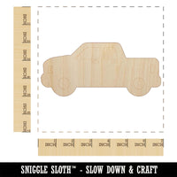 Pickup Truck Automobile Car Vehicle Unfinished Wood Shape Piece Cutout for DIY Craft Projects