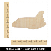 Space Shuttle Unfinished Wood Shape Piece Cutout for DIY Craft Projects