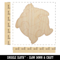 Summer Man in Swimsuit Floating Unfinished Wood Shape Piece Cutout for DIY Craft Projects