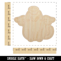 Cat Angel Unfinished Wood Shape Piece Cutout for DIY Craft Projects