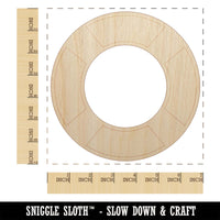 Nautical Lifesaver Unfinished Wood Shape Piece Cutout for DIY Craft Projects