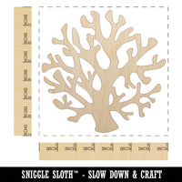 Coral from the Ocean Reef Unfinished Wood Shape Piece Cutout for DIY Craft Projects