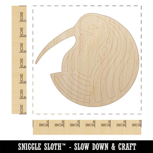 Thoth Head Egyptian God of Knowledge Unfinished Wood Shape Piece Cutout for DIY Craft Projects