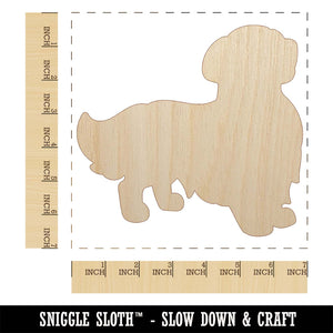 Golden Retriever Standing Dog Unfinished Wood Shape Piece Cutout for DIY Craft Projects