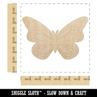 Pretty Monarch Butterfly Unfinished Wood Shape Piece Cutout for DIY Craft Projects