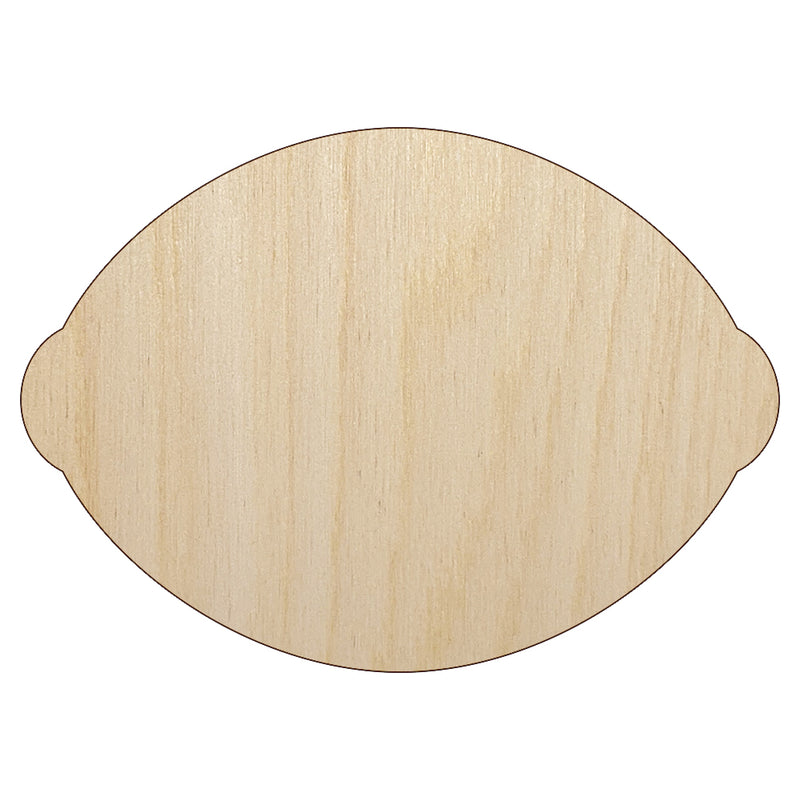Lemon Fruit Solid Unfinished Wood Shape Piece Cutout for DIY Craft Projects