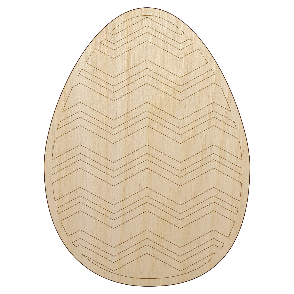 Easter Egg Unfinished Wood Shape Piece Cutout for DIY Craft Projects