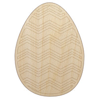 Easter Egg Unfinished Wood Shape Piece Cutout for DIY Craft Projects