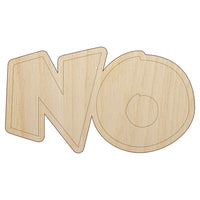 No Text Unfinished Wood Shape Piece Cutout for DIY Craft Projects