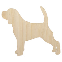 Beagle Dog Solid Unfinished Wood Shape Piece Cutout for DIY Craft Projects
